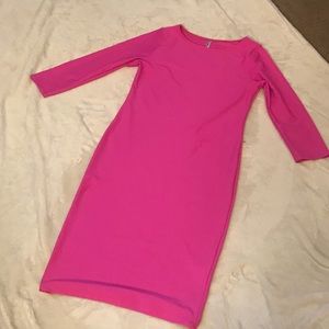 Neon Pink Bodycon Dress